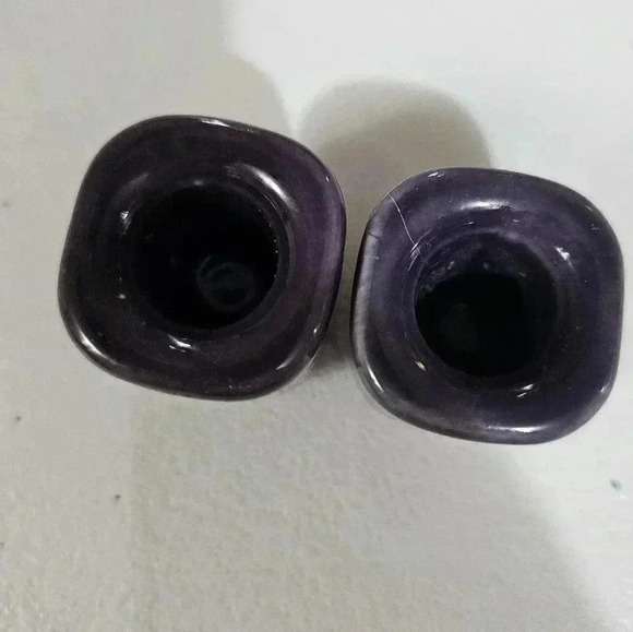Set of two purple chime candle holders! - Picture 2 of 6